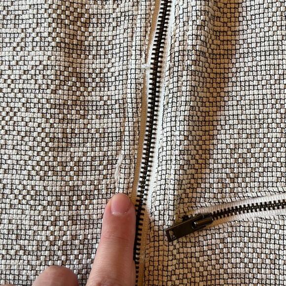 Banana Republic Textured Moto Jacket NWT Size 4 | $165 Retail - Picture 7 of 12